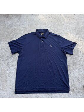 Polo Talph Lauren Performance Men’s Golf Polo Small Pony Navy Blue Size XL